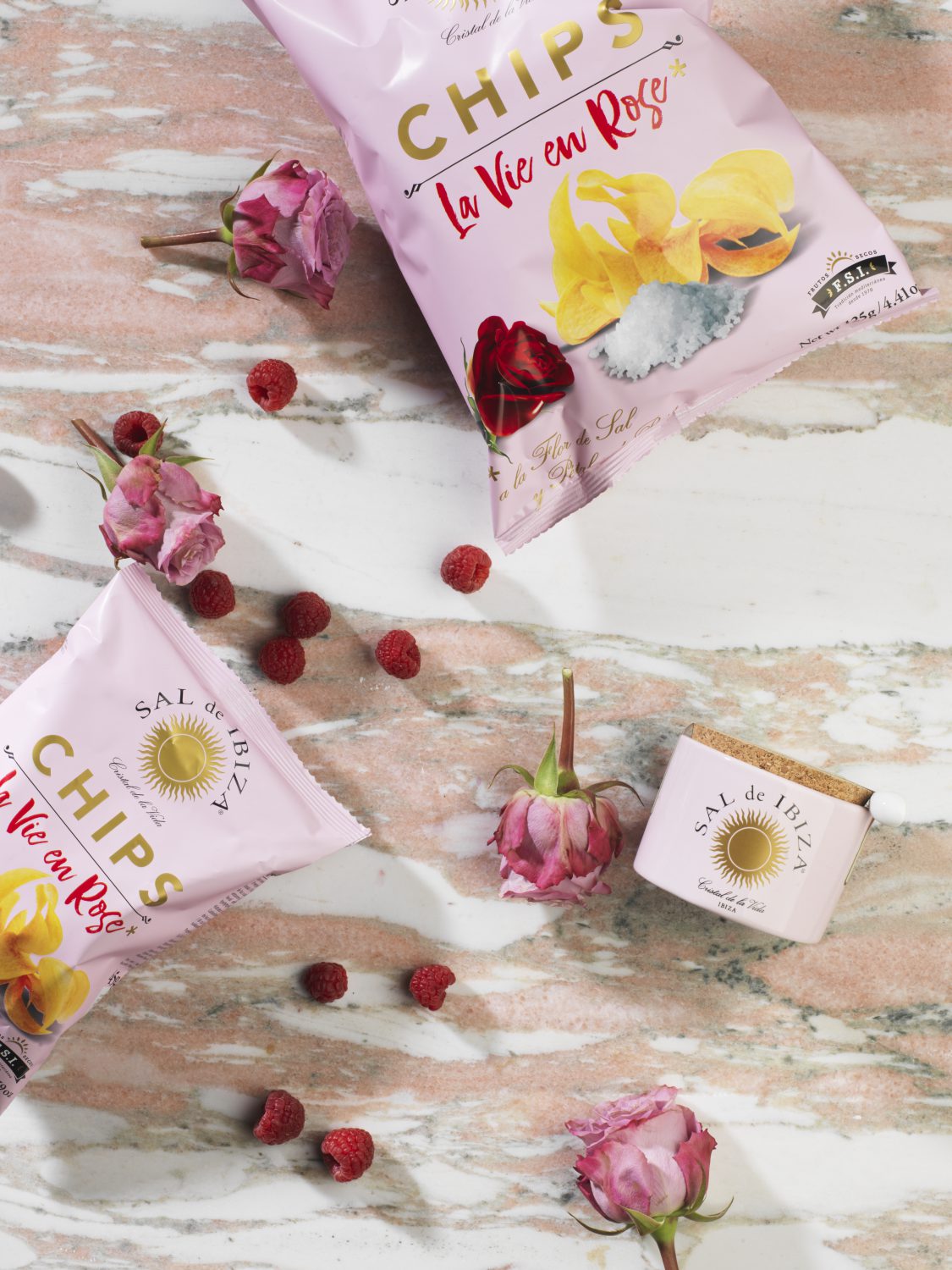 Chips La vie en Rose 125g