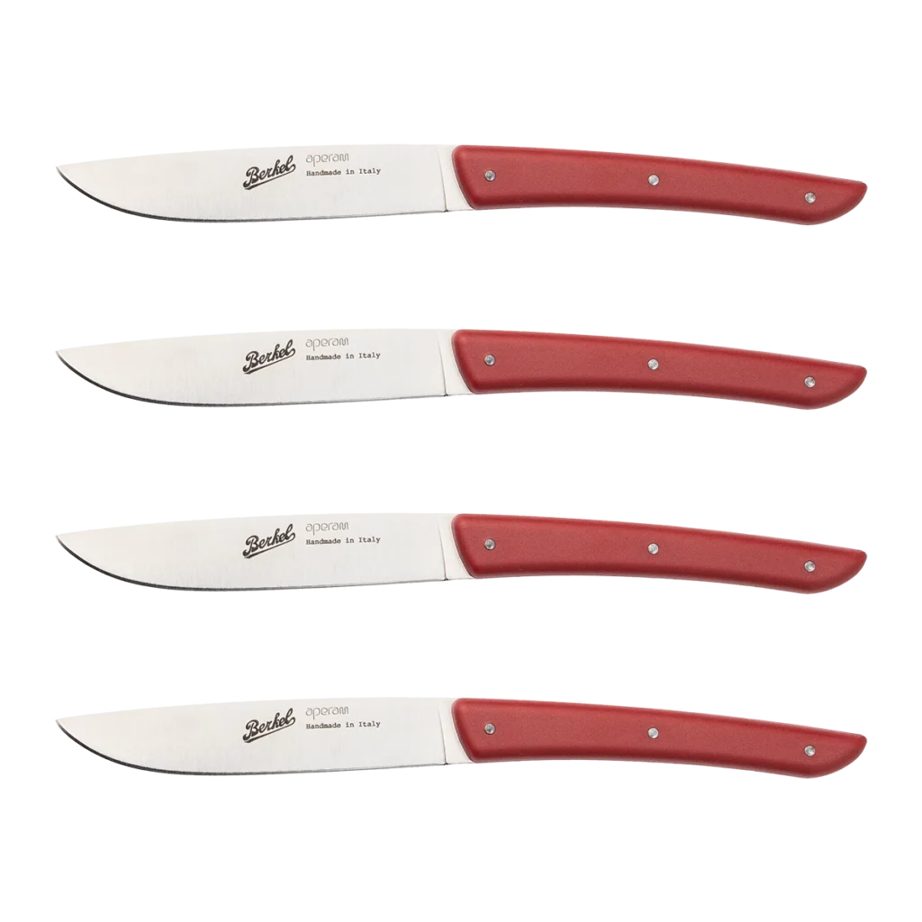 Color Red Steak knifes 11 cm