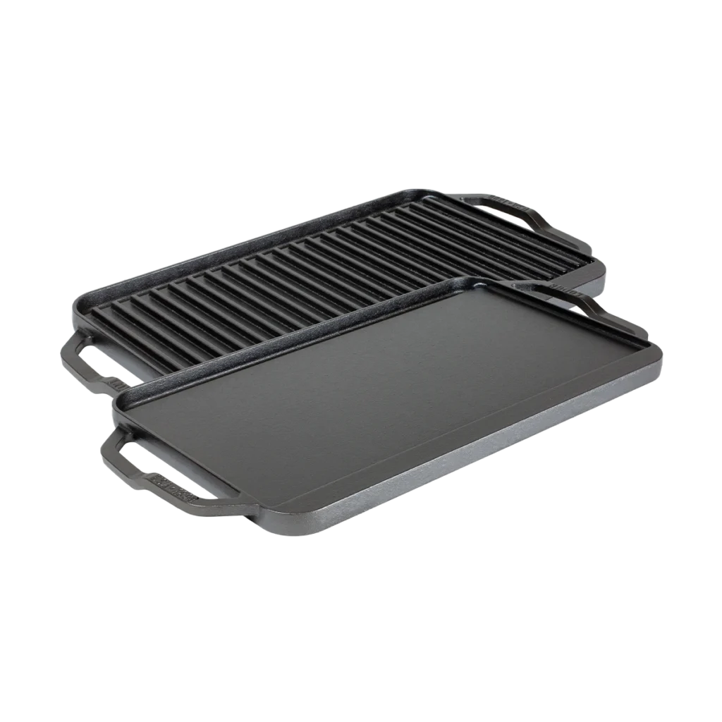 Vändbar stek/grill platta. Gjutjärn - Chef collection