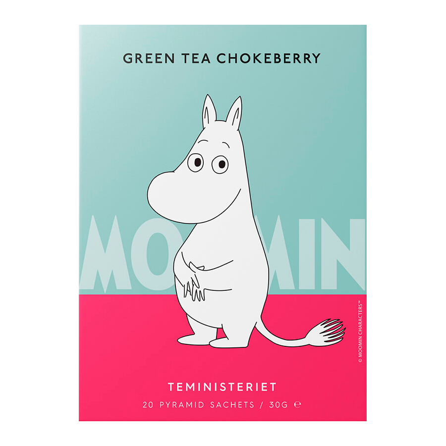 Moomin Green Tea Chokeberries Pyramid