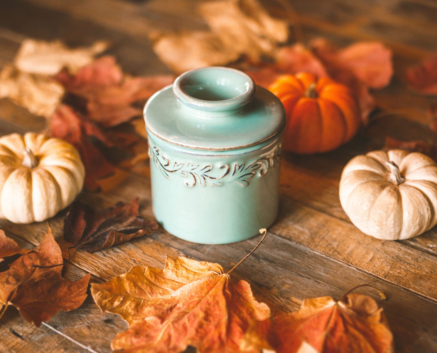 Antique Butter Bell® Crock Sea Spray