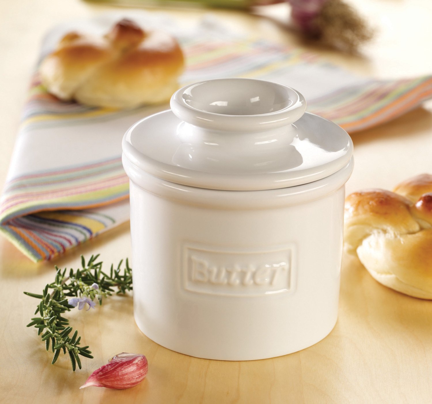 Butter Bell® Crock Classic White